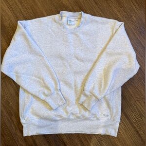 Aritzia crewneck TNA sweatfeece boyfriend fit